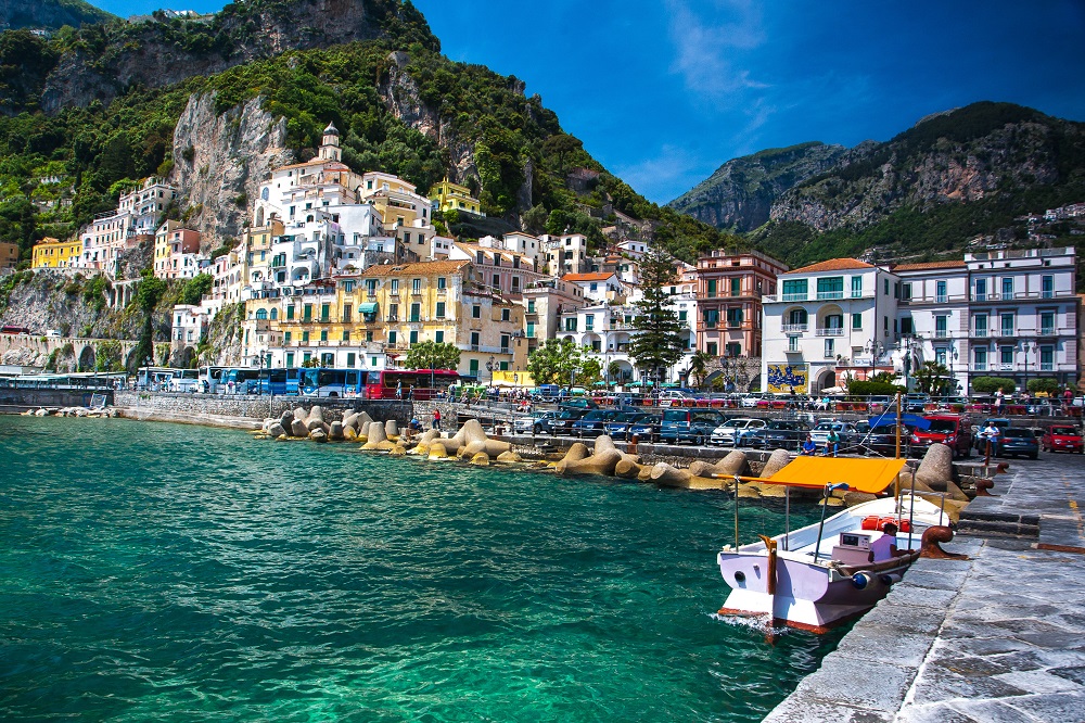 Positano, Italy waterfront