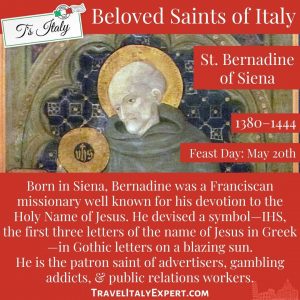 St. Bernadine of Siena info