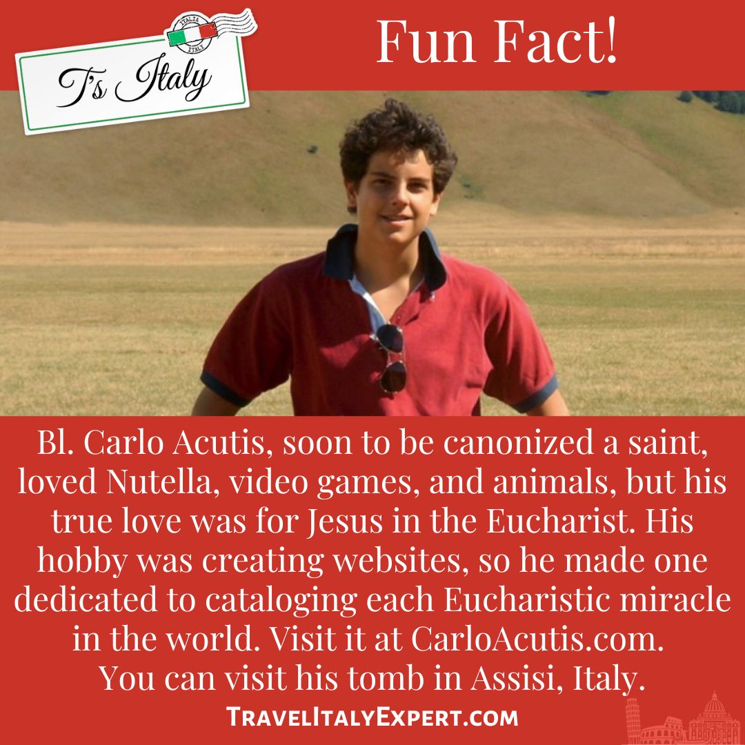 Carlo Acutis fun fact