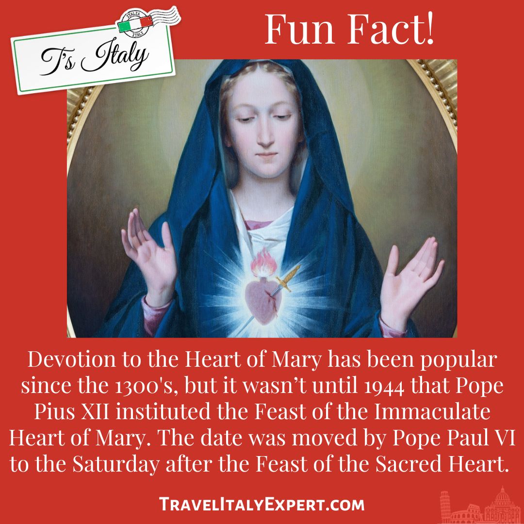 Immaculate Heart of Mary Fun Fact