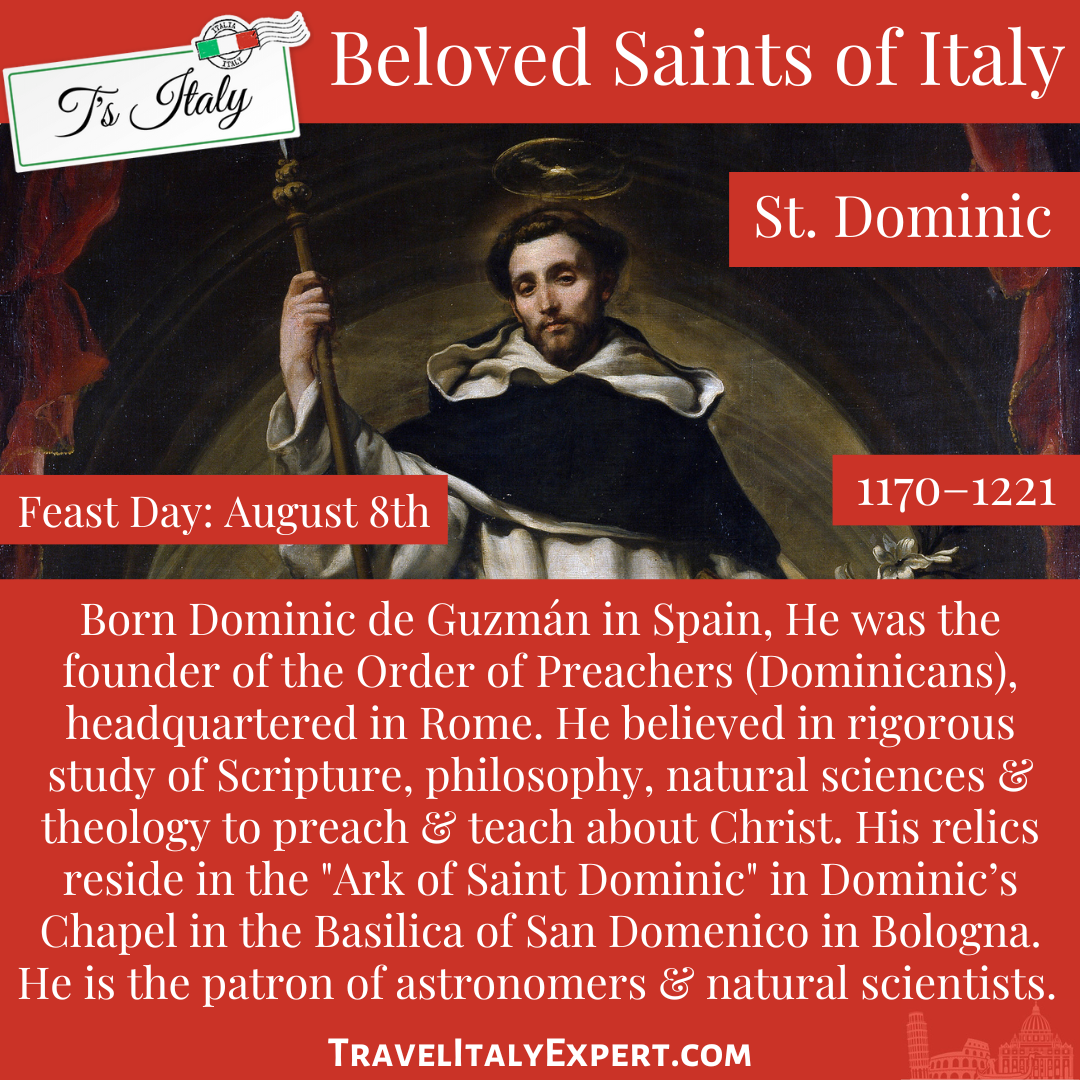Info about St. Dominic de Guzman