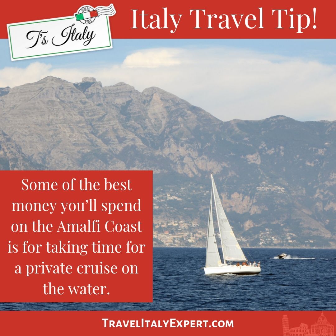 Take the time for a private cruise on the Amalfi Coast!