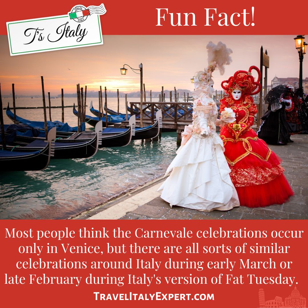 Carnevale celebrations fun fact