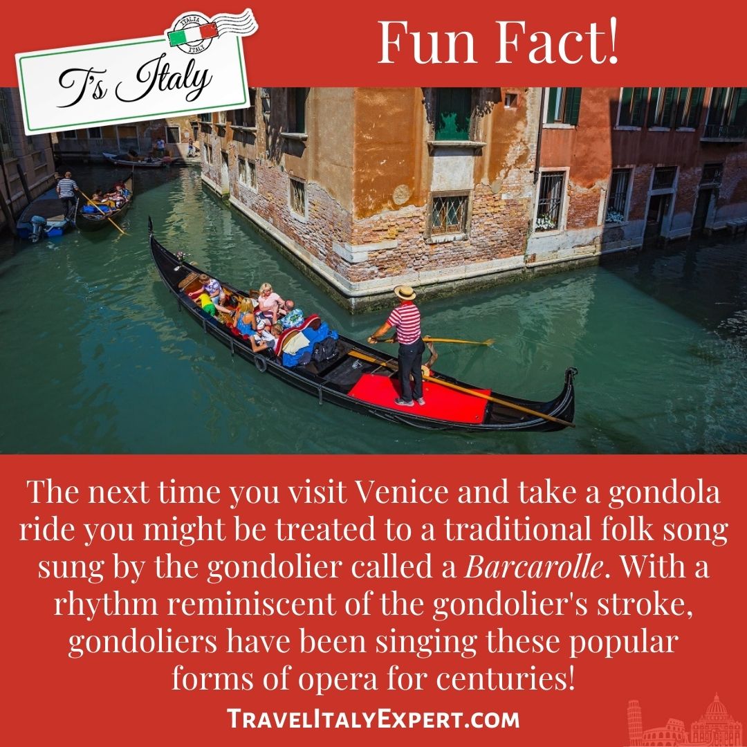 Gondolier fun Fact