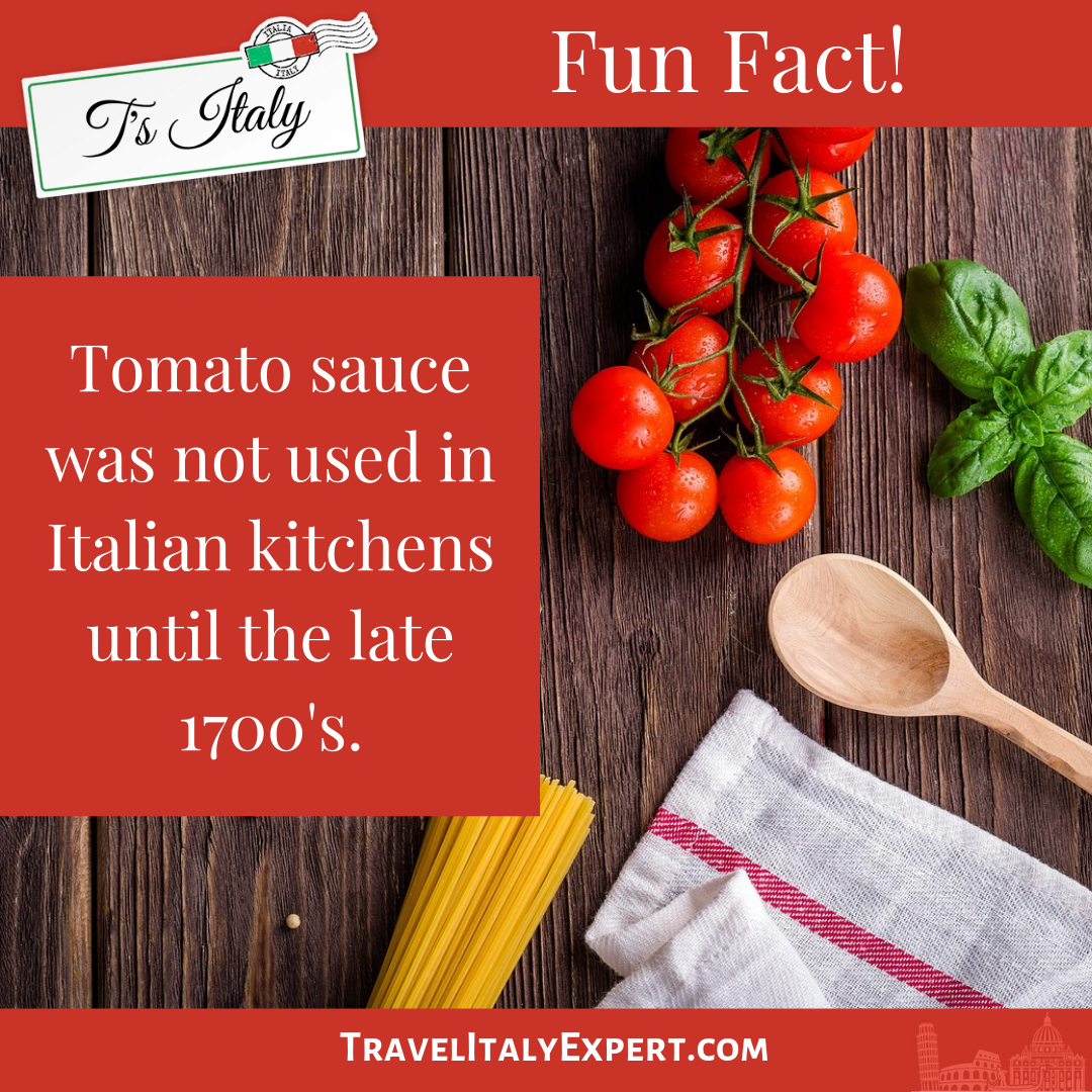 Fun fact on tomato sauce