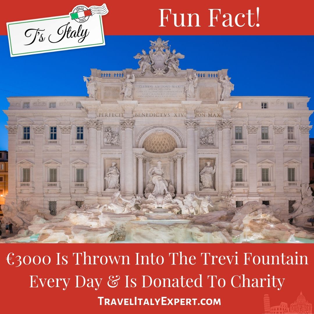 Fun fact on Trevi fountain