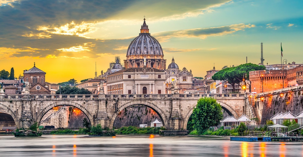 St. Peter's Basilica in the Vatican.