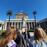 In front of St. Paul Outside the Walls