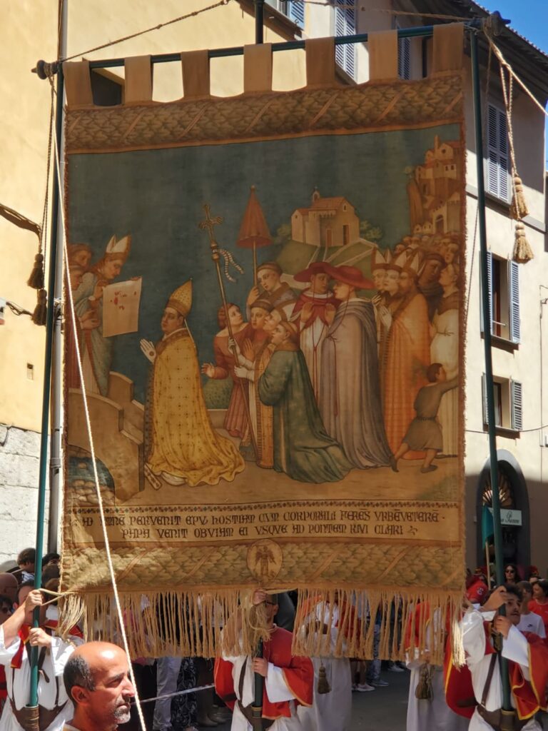 Banner depicting miracle 1