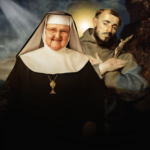 Graphic of Mother Angelica and St. Francis of Assisi