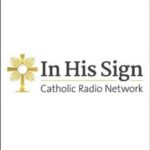 In his sign logo