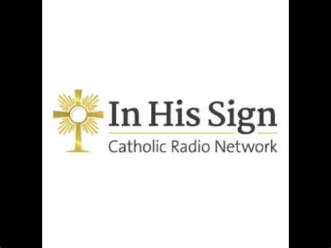 In his sign logo