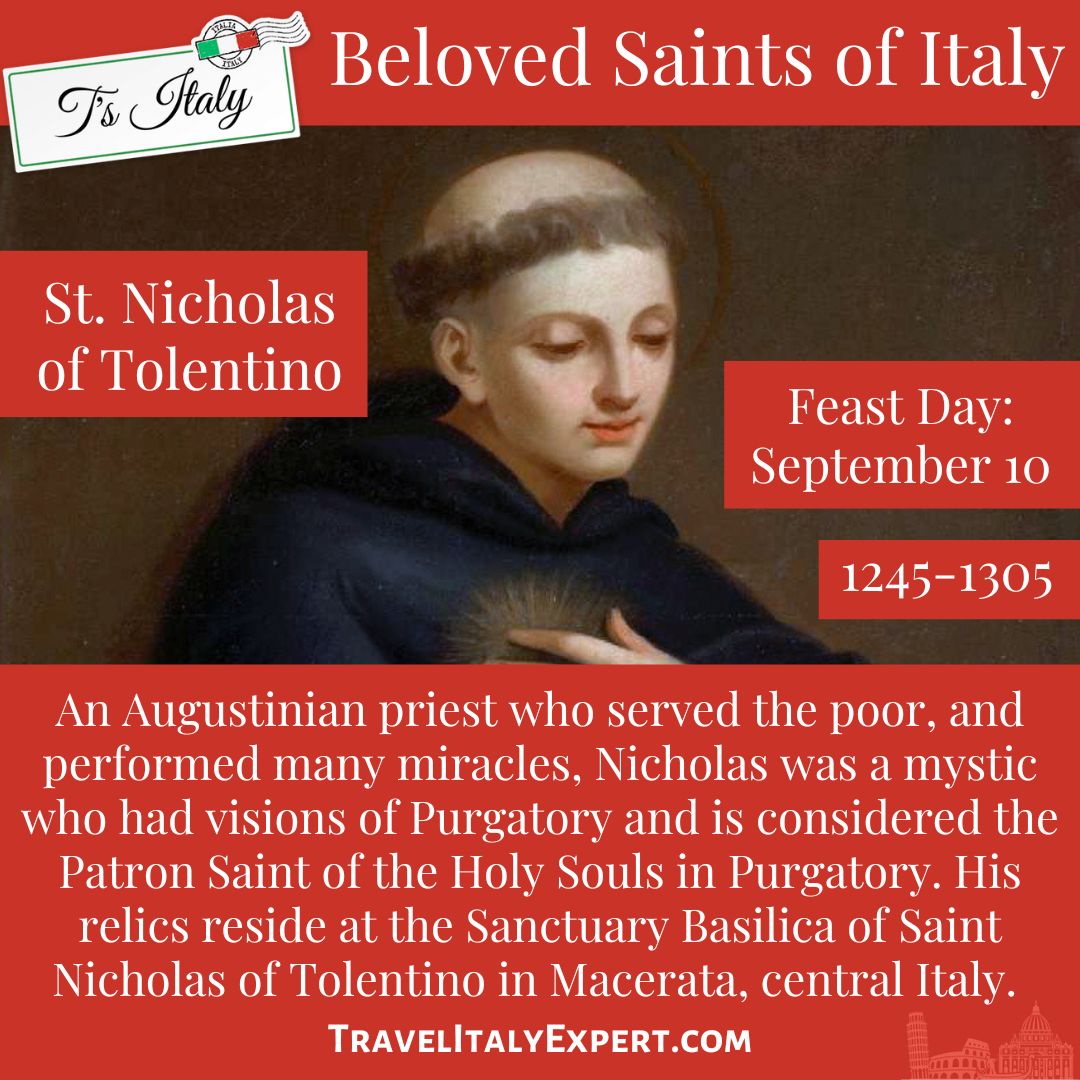 Information about St. Nicholas of Tolentino